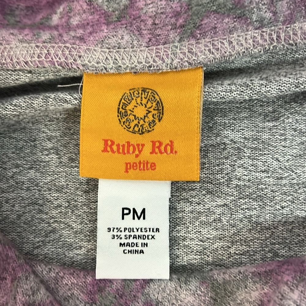 Ruby Road All Cozy Cowl Knit Top - SZ:PM - Picture 5 of 6